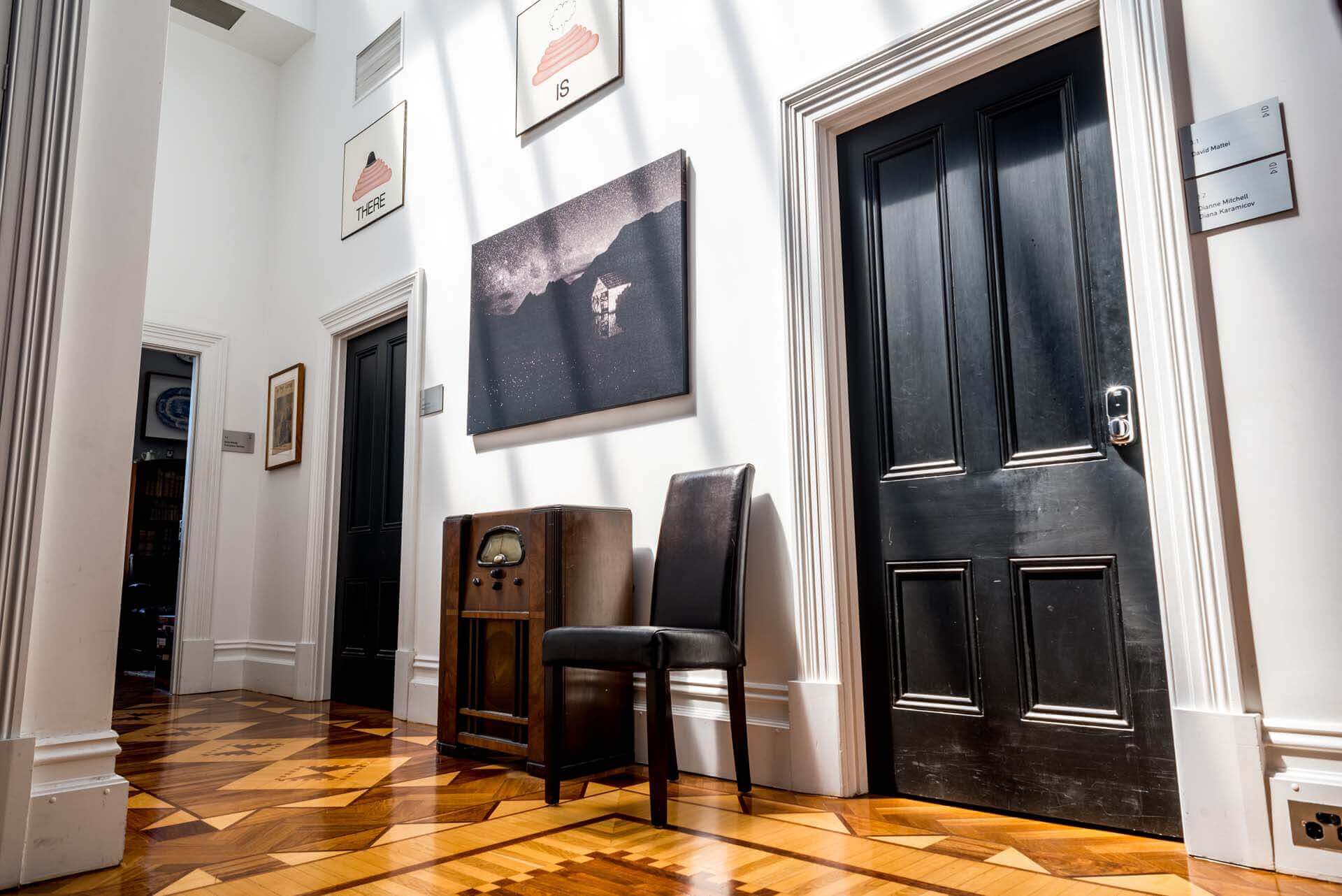 top floor waiting area